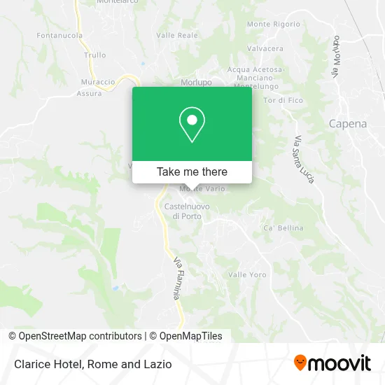 Clarice Hotel map