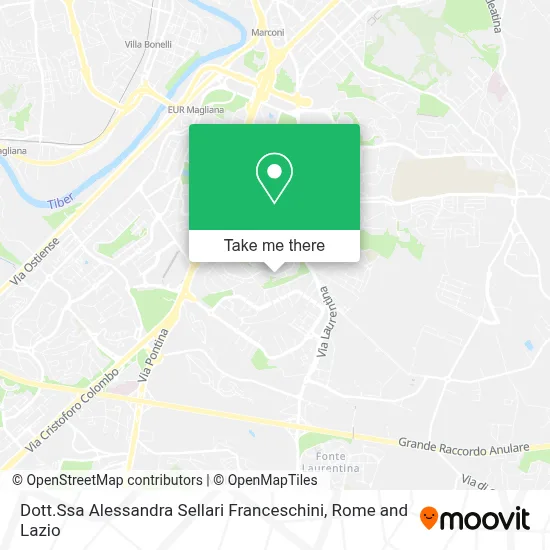 Dott.Ssa Alessandra Sellari Franceschini map