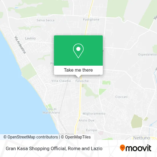 Gran Kasa Shopping Official map