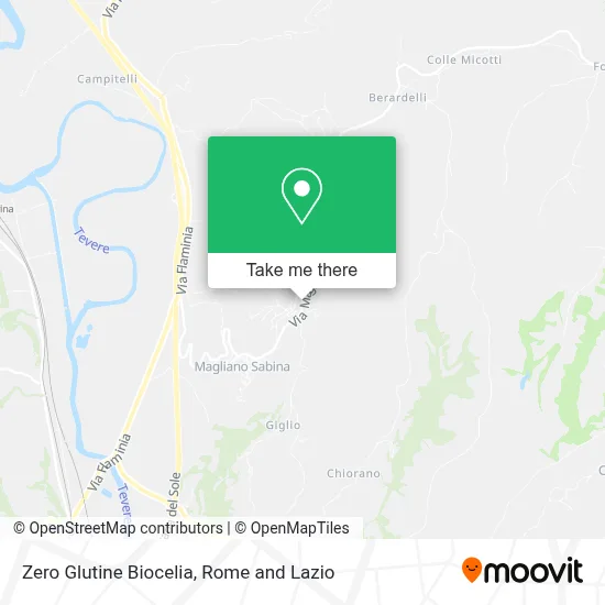 Zero Glutine Biocelia map