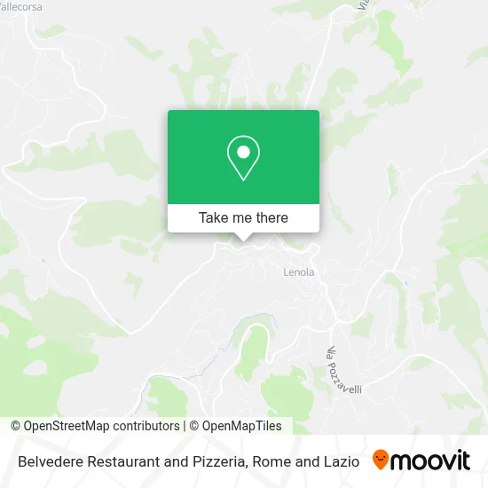 Belvedere Restaurant and Pizzeria map