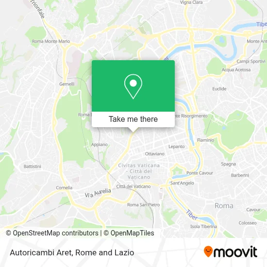 Autoricambi Aret map