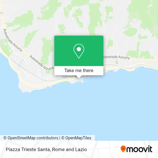 Piazza Trieste Santa map