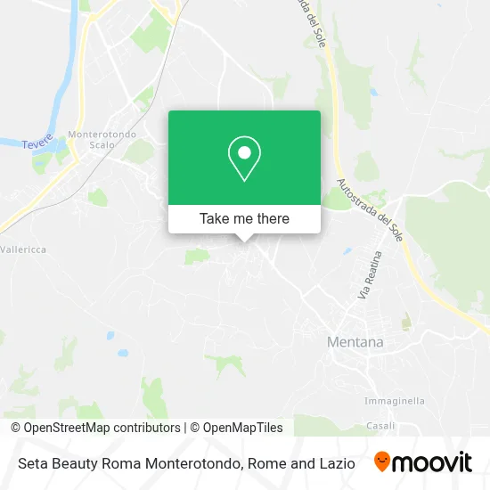 Seta Beauty Roma Monterotondo map