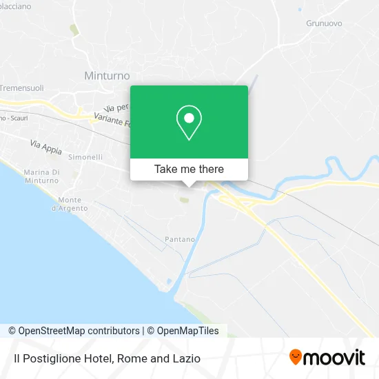 Il Postiglione Hotel map