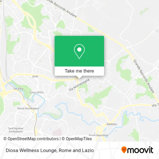 Diosa Wellness Lounge map