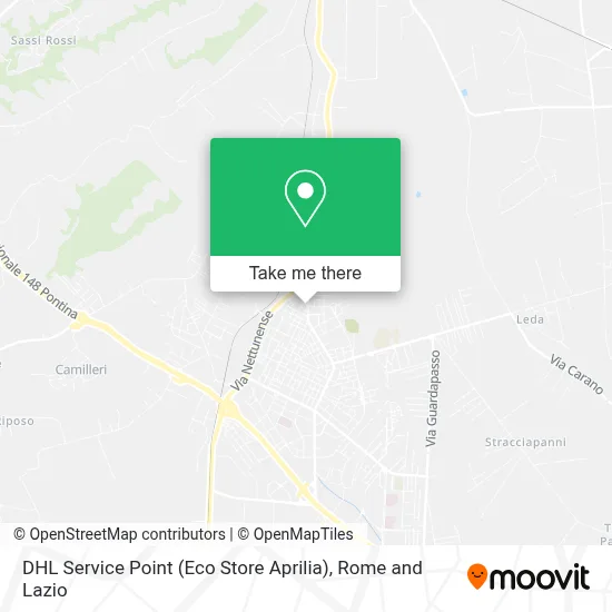DHL Service Point (Eco Store Aprilia) map