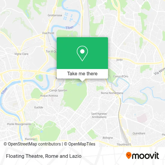 Floating Theatre map