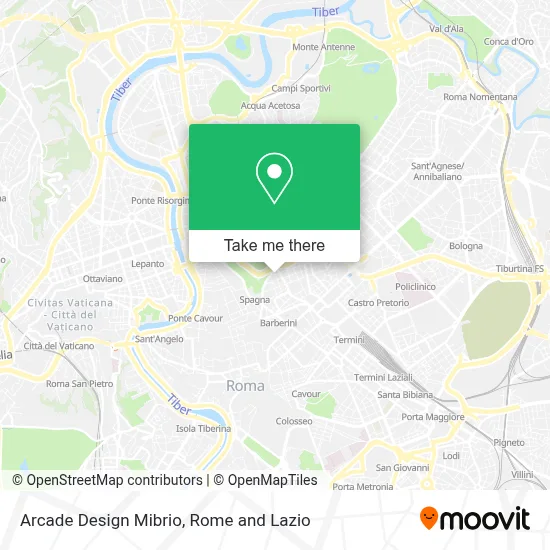 Arcade Design Mibrio map