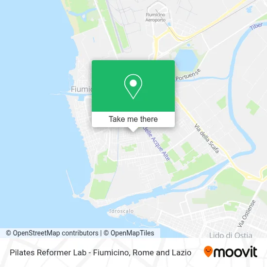 Pilates Reformer Lab - Fiumicino map