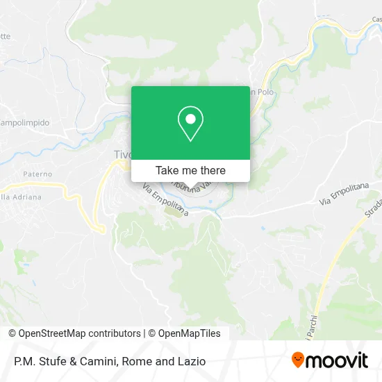 P.M. Stufe & Camini map