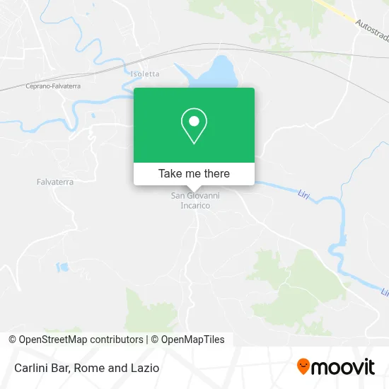 Carlini Bar map