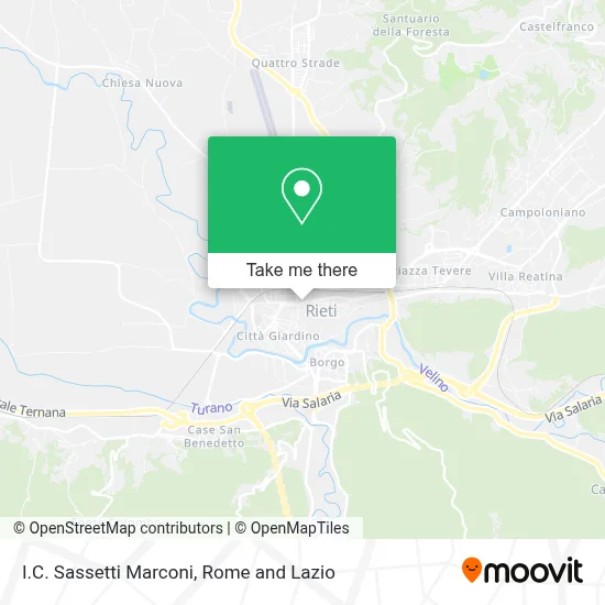 I.C. Sassetti Marconi map
