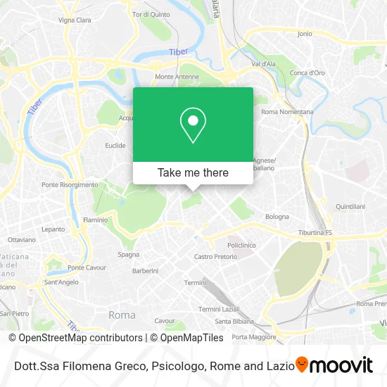 Dott.Ssa Filomena Greco, Psicologo map