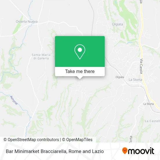 Bar Minimarket Bracciarella map