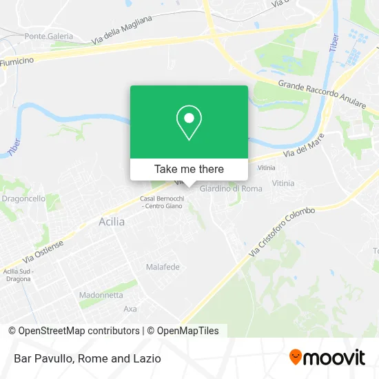 Bar Pavullo map