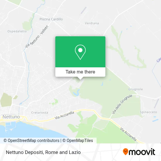 Nettuno Depositi map