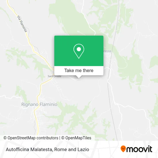 Autofficina Malatesta map