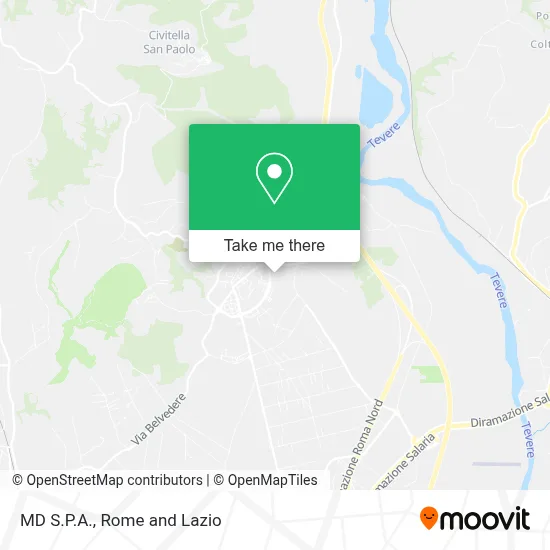 MD S.P.A. map