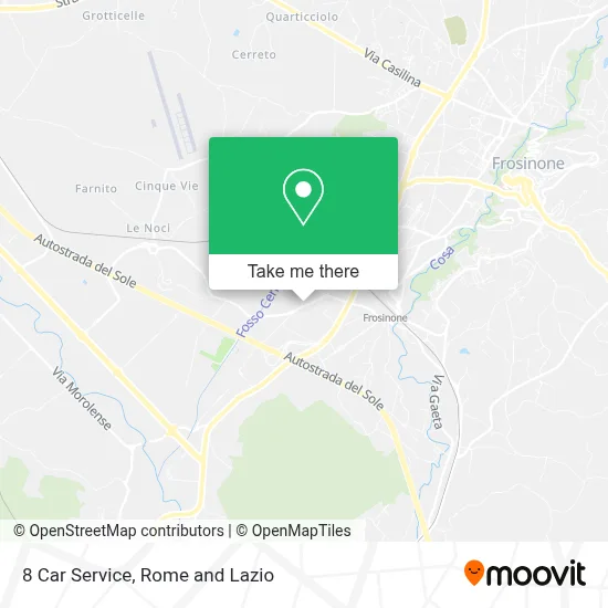 8 Car Service map