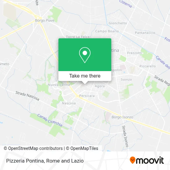 Pizzeria Pontina map