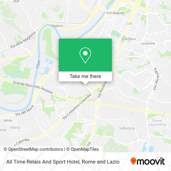 All Time Relais And Sport Hotel map