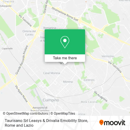 Taurisano Srl Leasys & Drivalia Emobility Store map