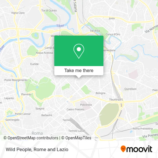 Wild People map