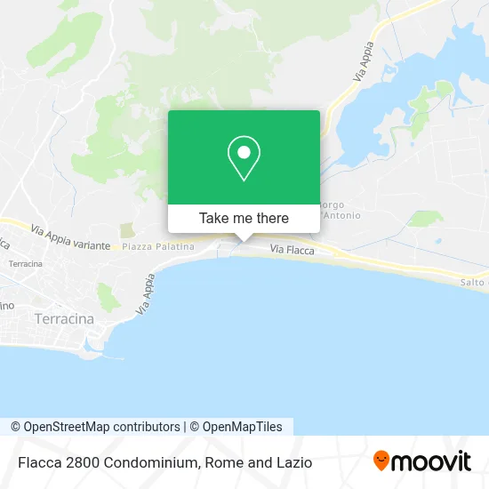 Flacca 2800 Condominium map