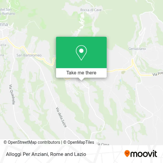 Alloggi Per Anziani map