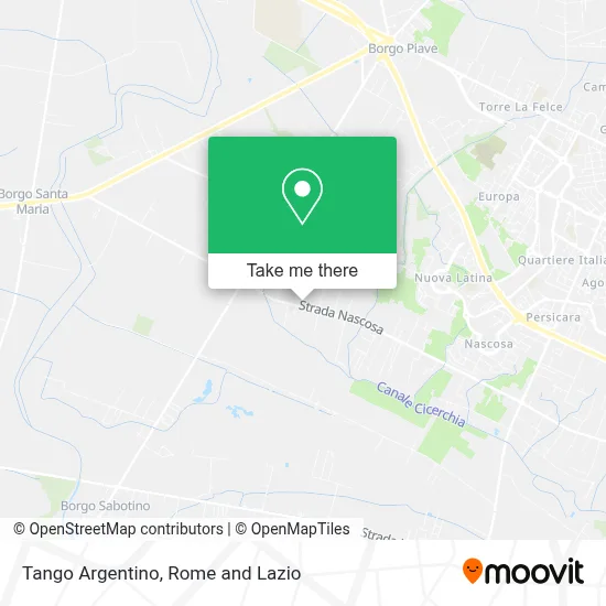 Tango Argentino map