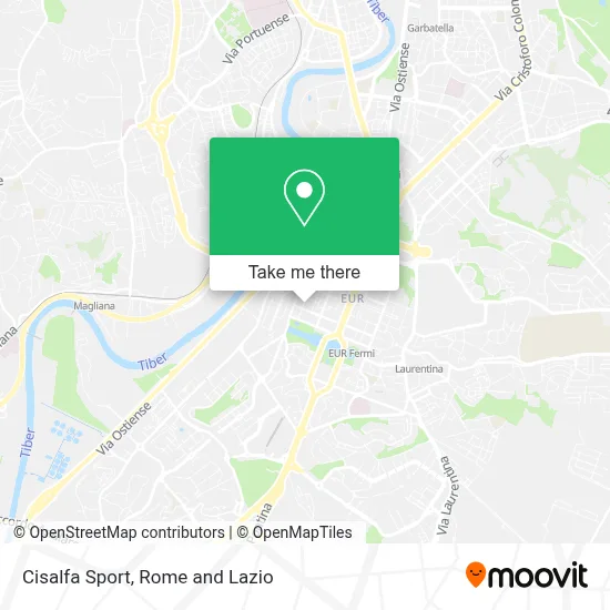 Cisalfa Sport map