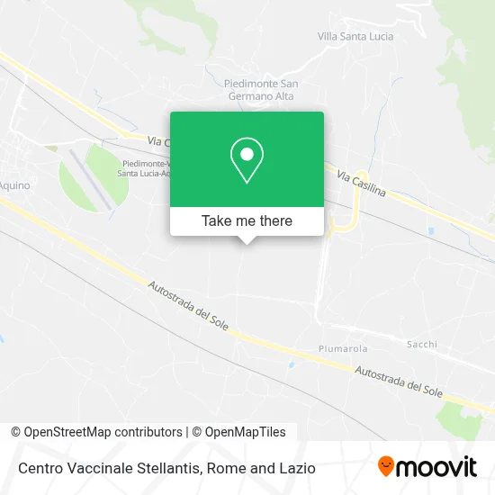 Centro Vaccinale Stellantis map