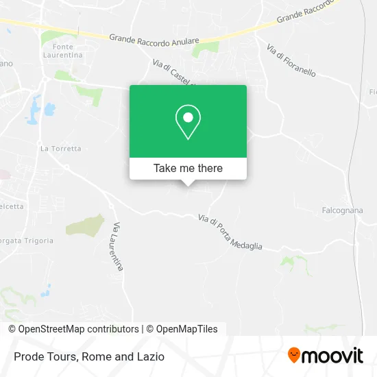 Prode Tours map