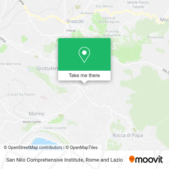 San Nilo Comprehensive Institute map