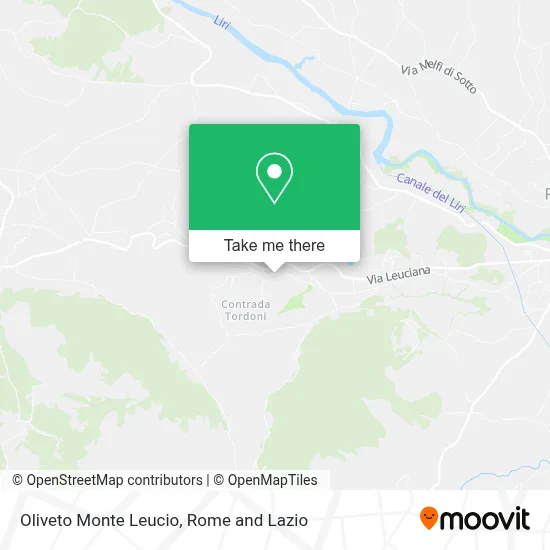 Oliveto Monte Leucio map