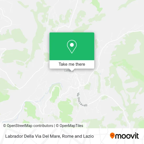 Labrador Della Via Del Mare map