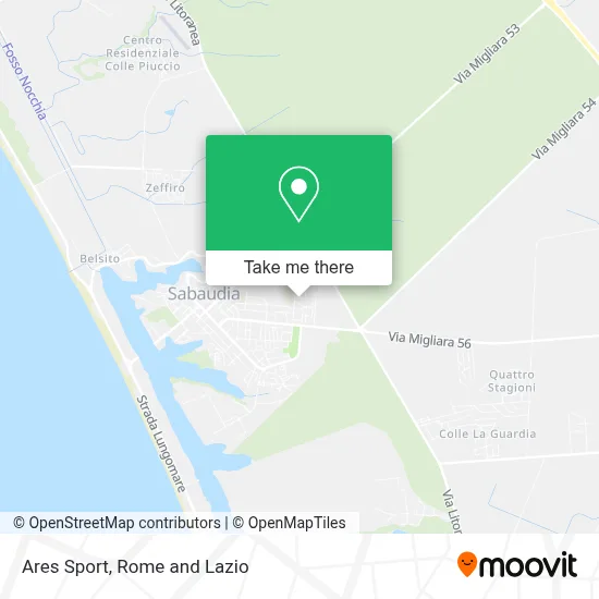 Ares Sport map