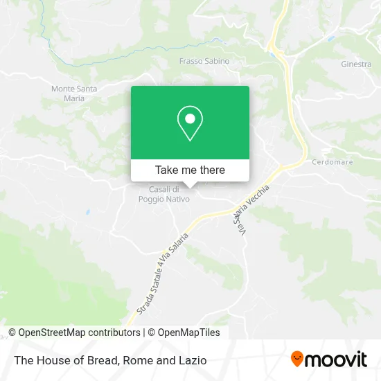 The House of Bread map
