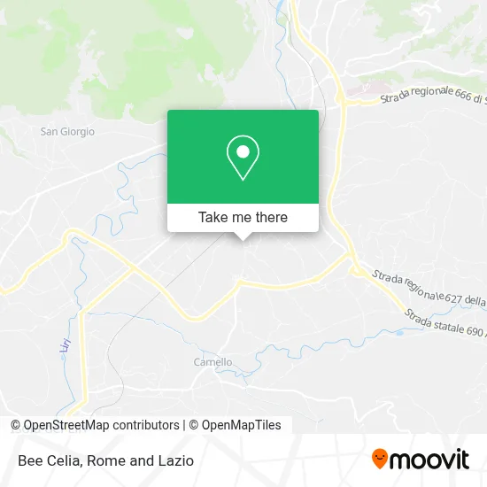 Bee Celia map