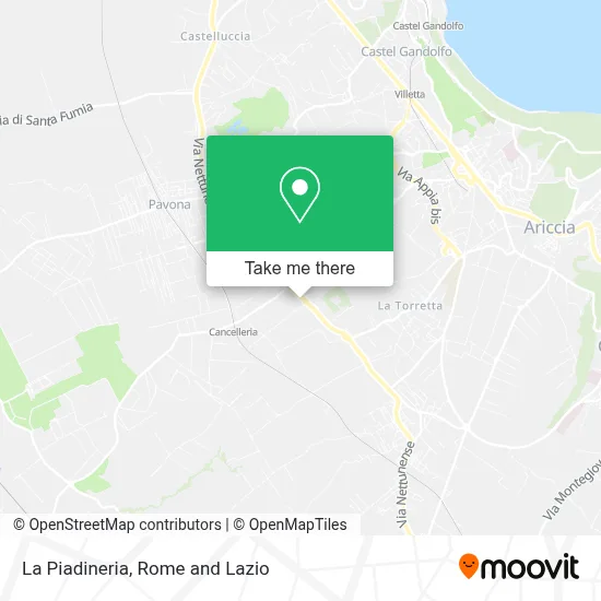 La Piadineria map