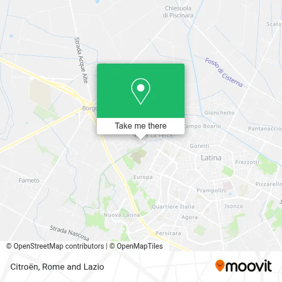 Citroën map
