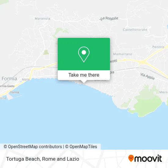 Tortuga Beach map