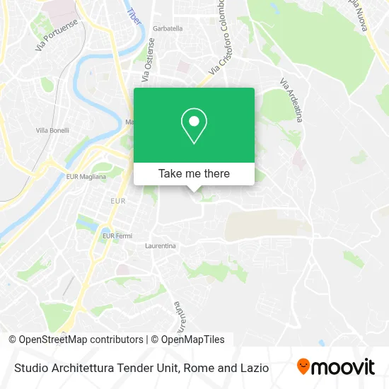 Studio Architettura Tender Unit map