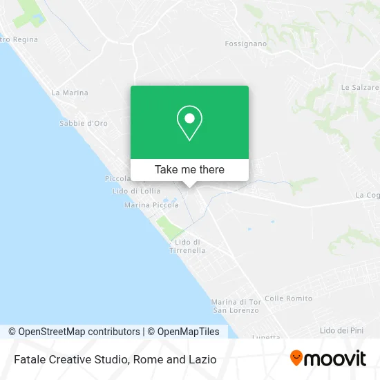 Fatale Creative Studio map