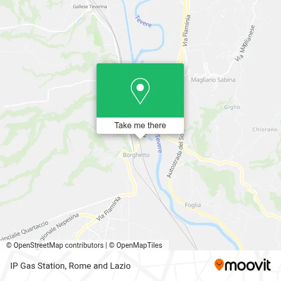 IP Gas Station map
