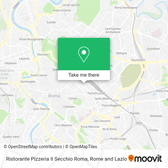 Ristorante Pizzeria Il Secchio Roma map