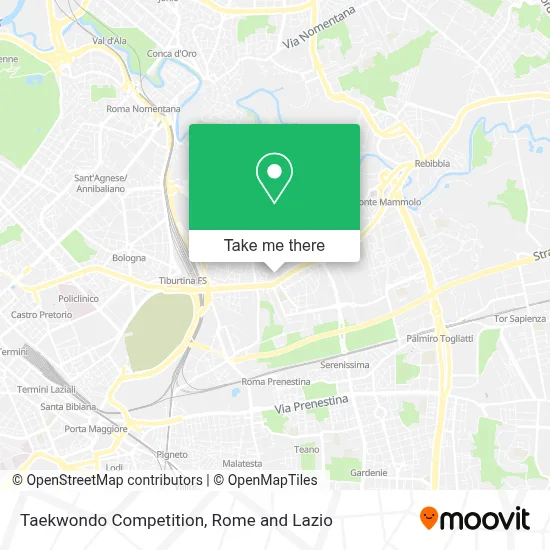 Taekwondo Competition map