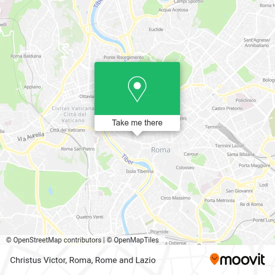 Christus Victor, Roma map