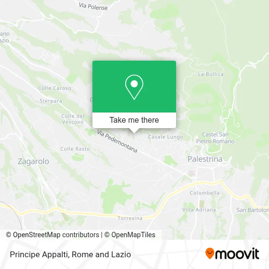 Principe Appalti map